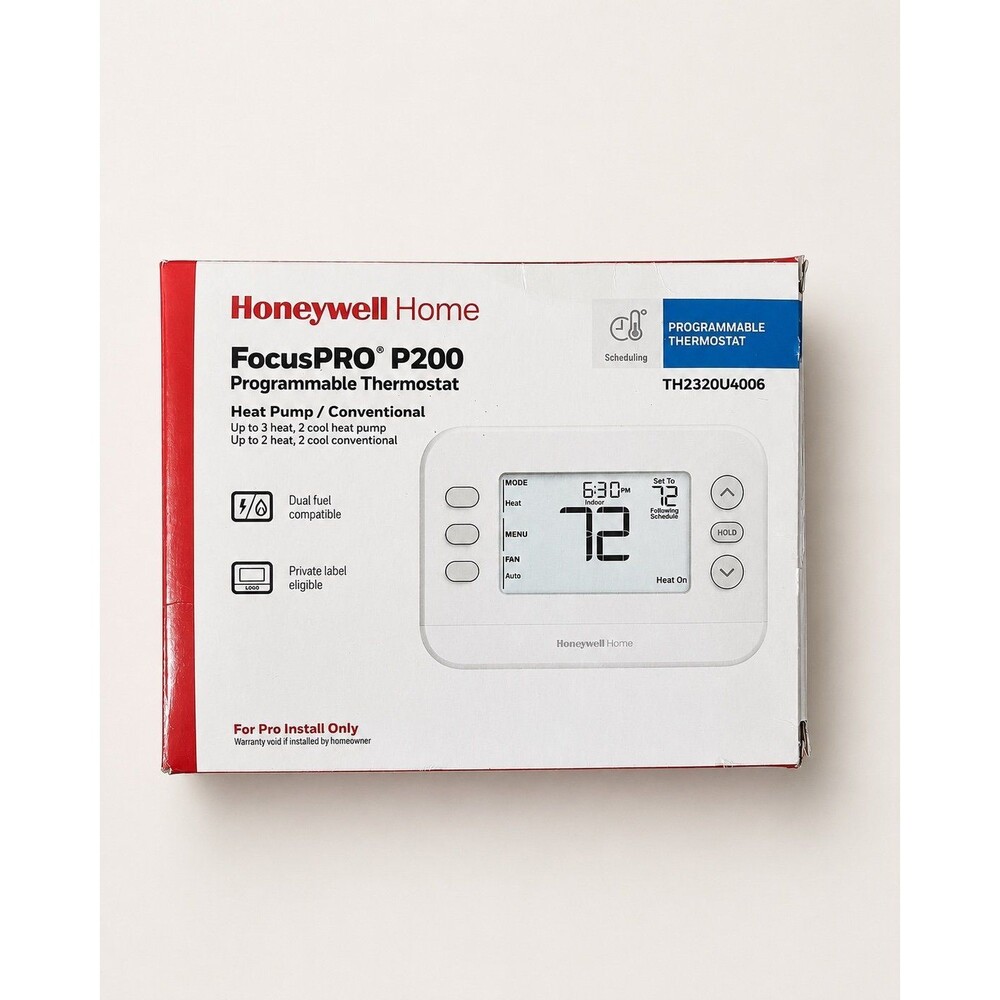 Honeywell Home FocusPRO P200 TH2320U4006 Programmable Thermostat Sealed New